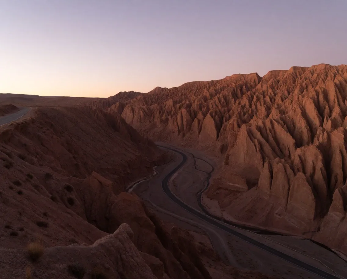 Quebrada de las Conchas, cañón de formaciones rocosas en Salta